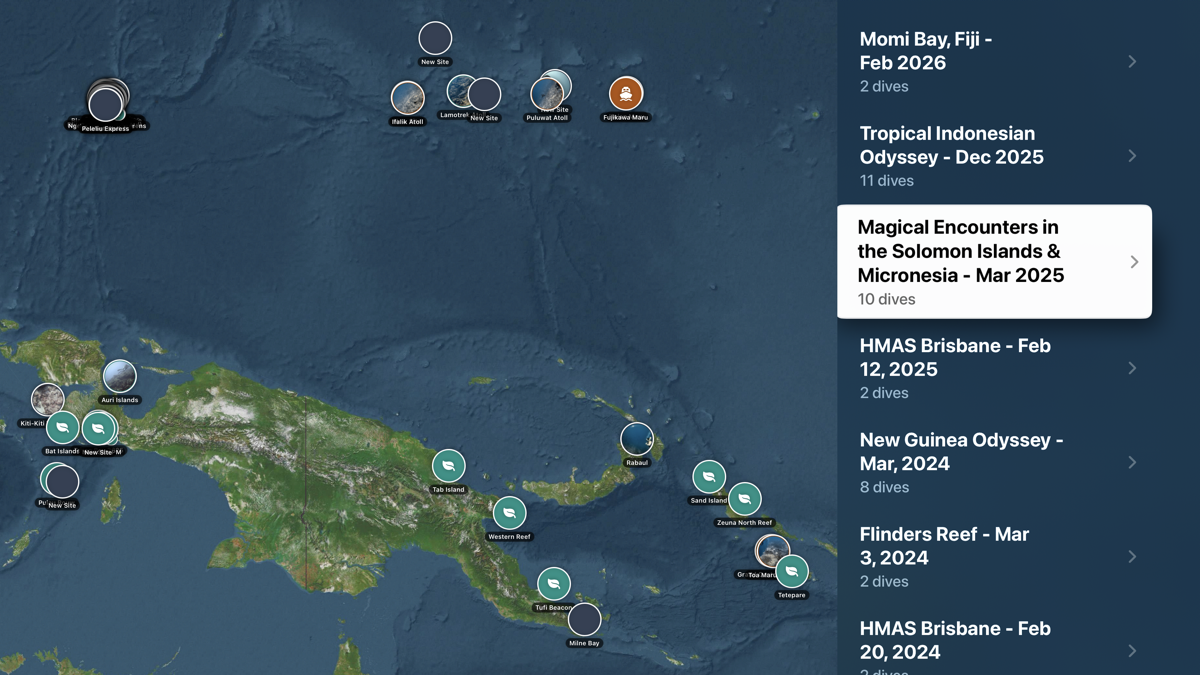 tvOS globe — Pacific, Solomon Islands, Micronesia